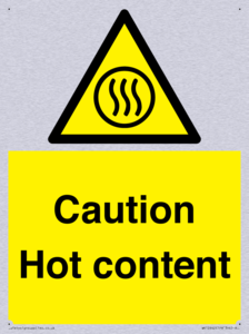 Caution Hot content